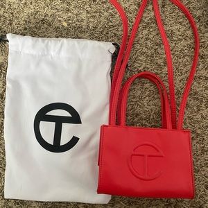 Authentic Red small shopper Telfar bag